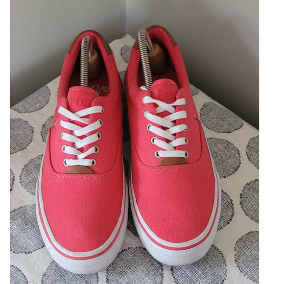 Polo Thorton Red Tennis Shoes Mens 9.5 - Picture 2 of 6